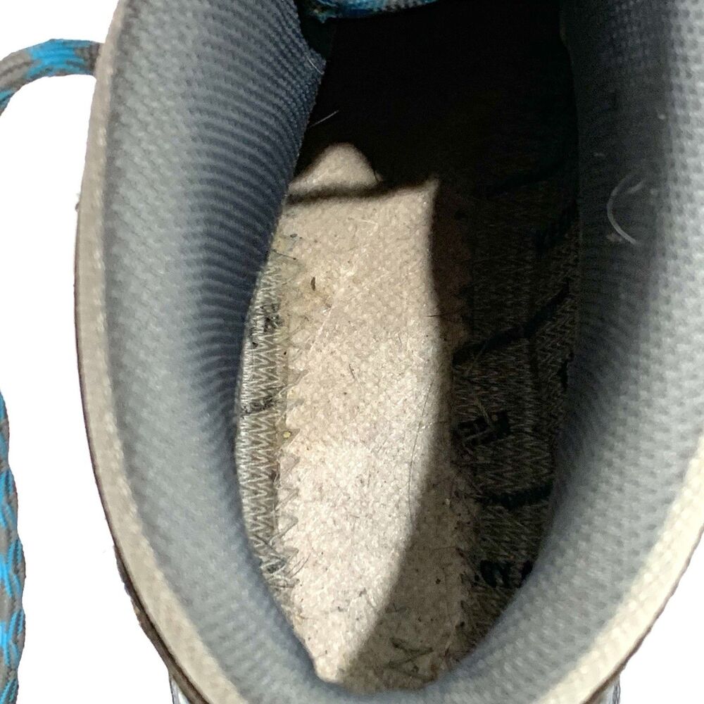 KEEN Targhee II Mid Hiking Boots Gray Blue Waterproof Size 9 39.5 (No Insoles) - Picture 13 of 14